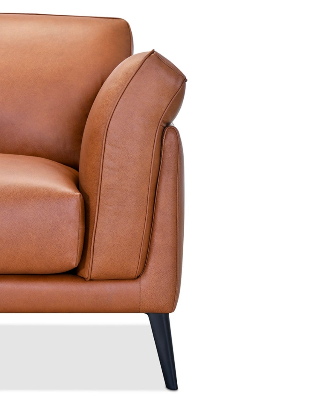 Keery 49" Leather Chair (Caramel)
