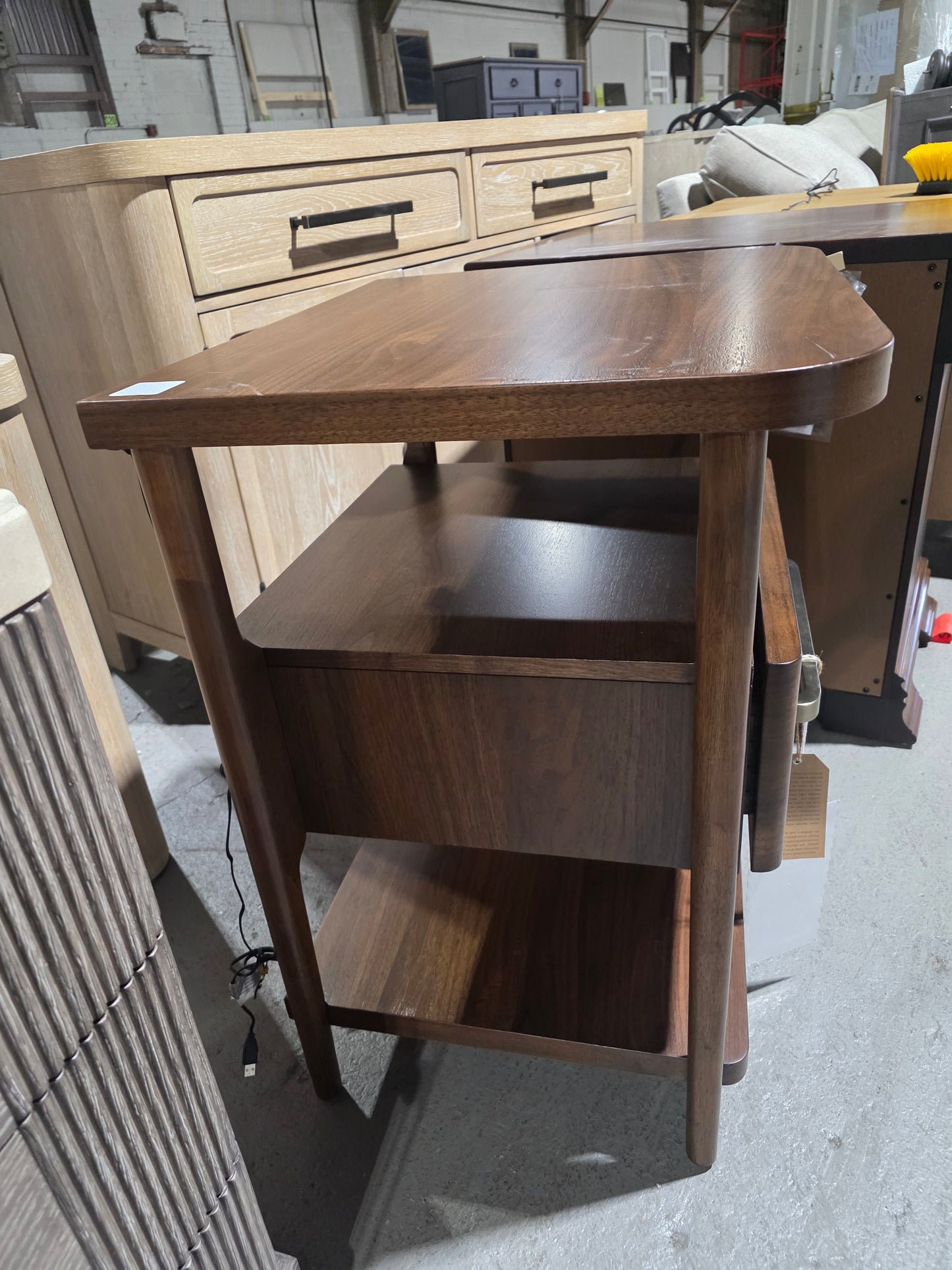 Amelie 27" Wood Accent Nightstand