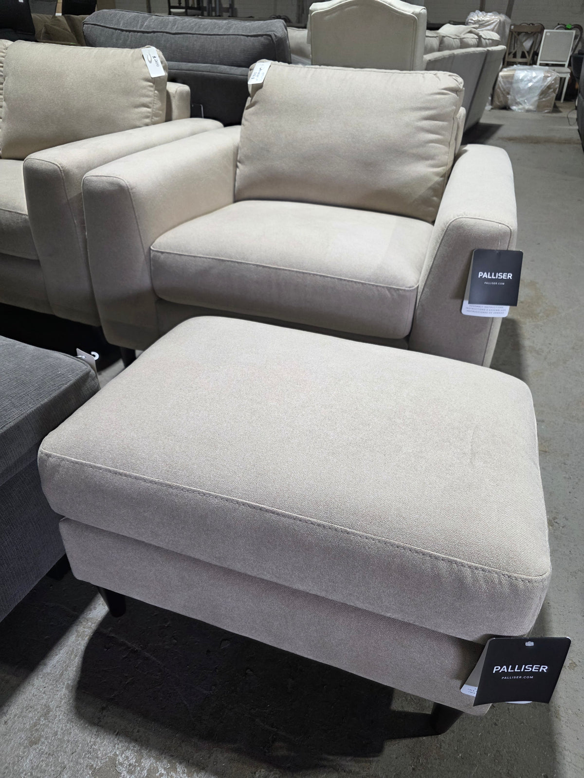 Palliser Armchair & Ottoman