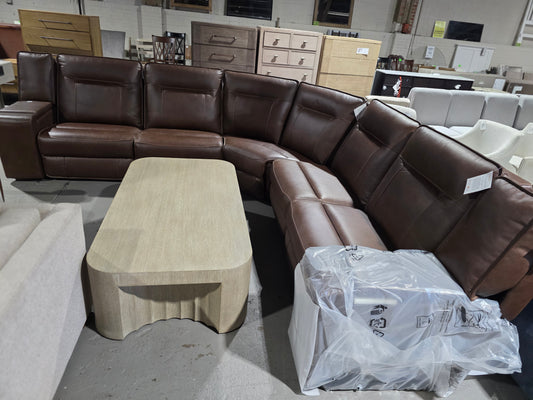 Hansley Leather Sectional
