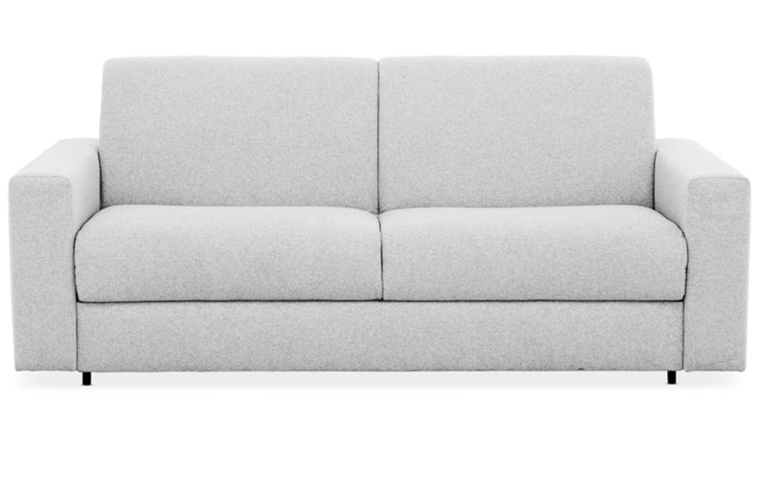 Giotto Full Fabric Sleeper Sofa (Silver)