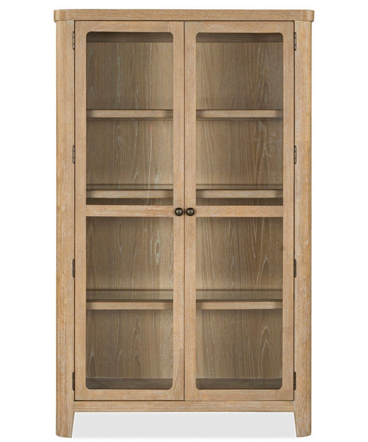 Marcel 68" Wood Curio Cabinet