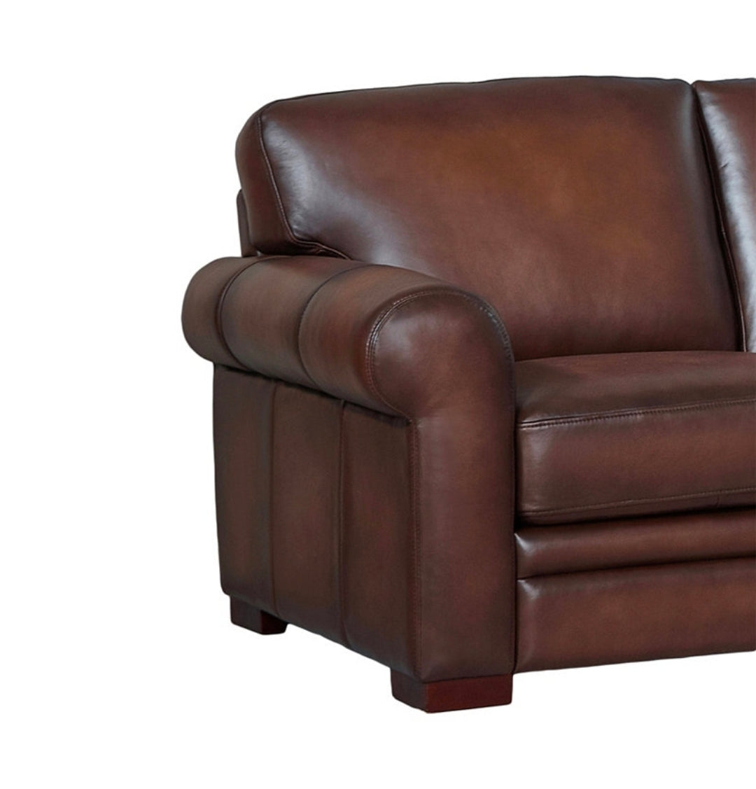 Brookfield 70" Top Grain Leather Loveseat