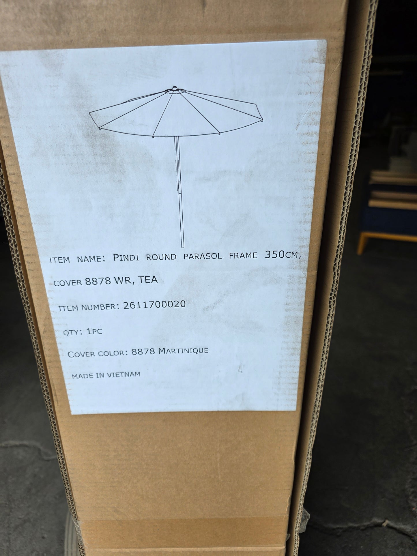 Pindi Round Outdoor Umbrella