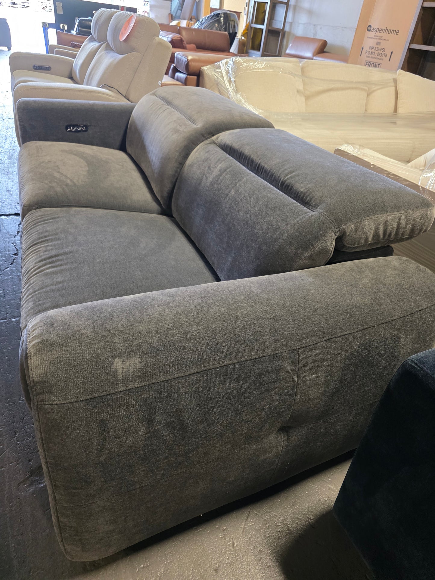 Brownell 2-Pc.Sofa Sectional with 2 Power Motion Chairs