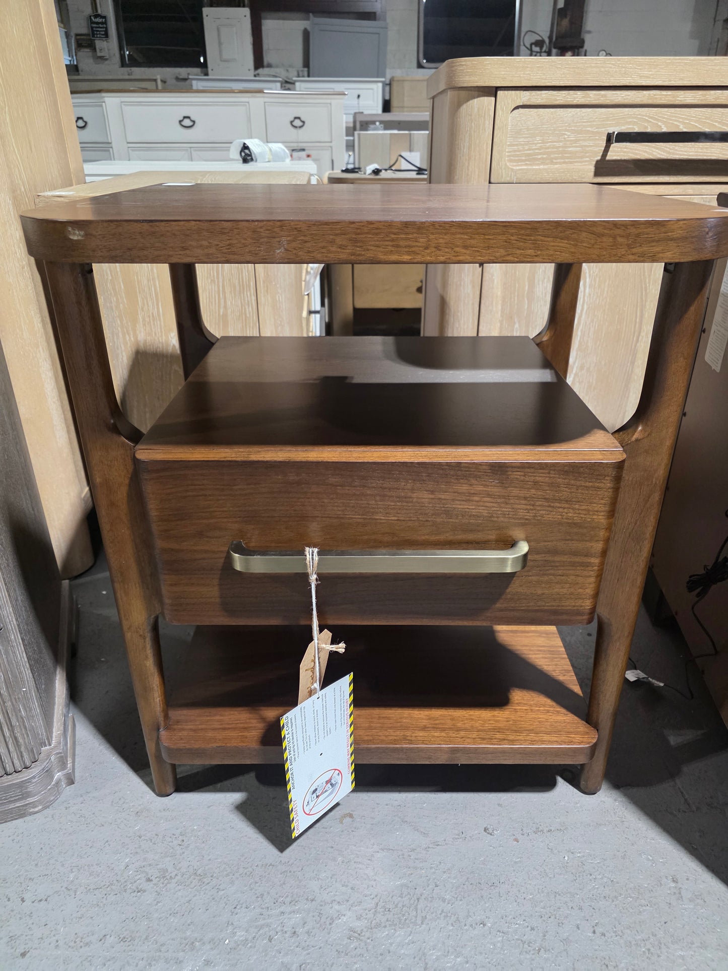 Amelie 27" Wood Accent Nightstand