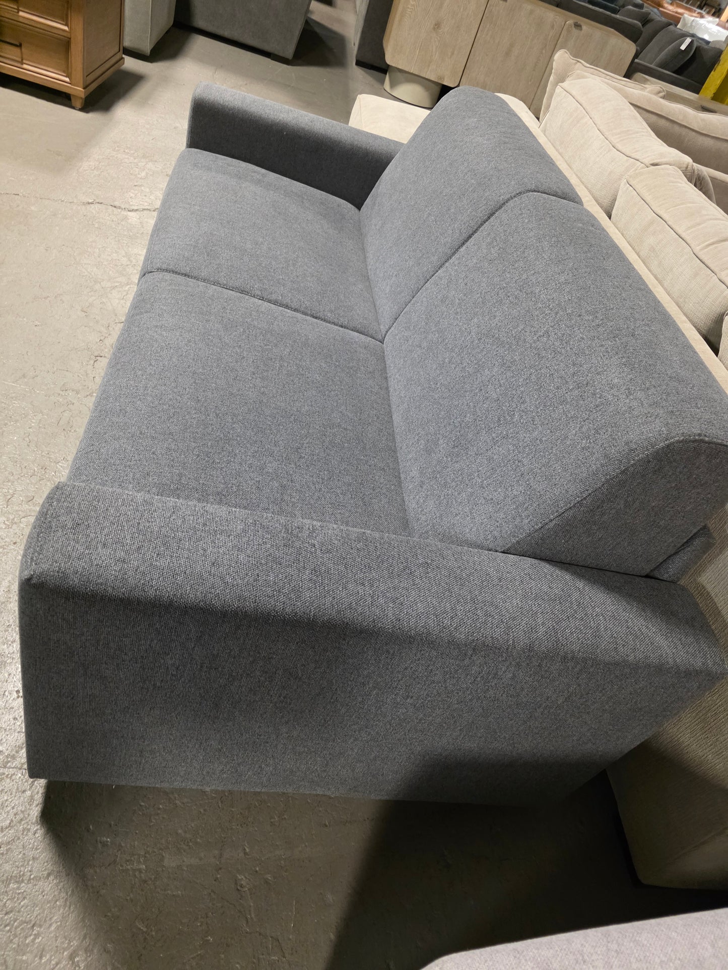 Giotto Fabric Sleeper Sofa (Anthracite)