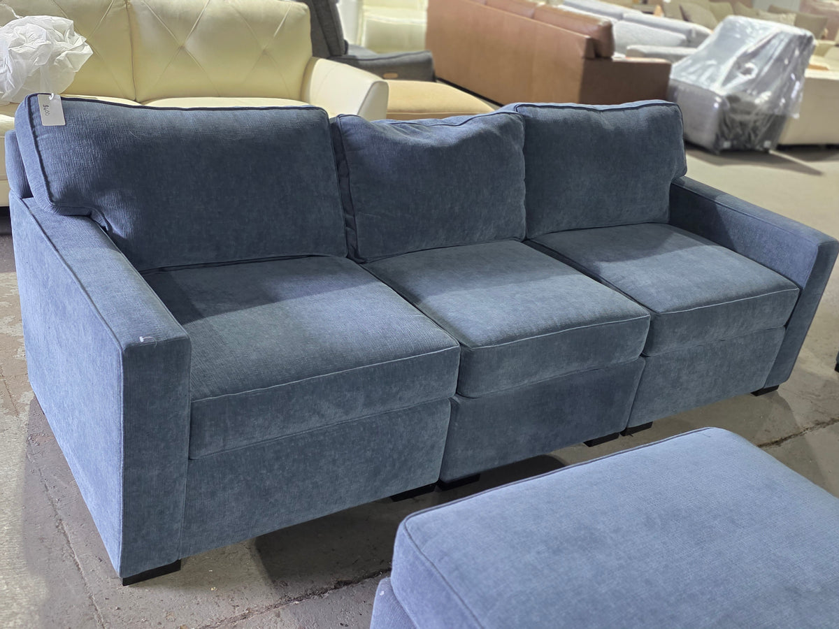 Radley 3-Pc. Sofa (Heavenly Naval Blue)