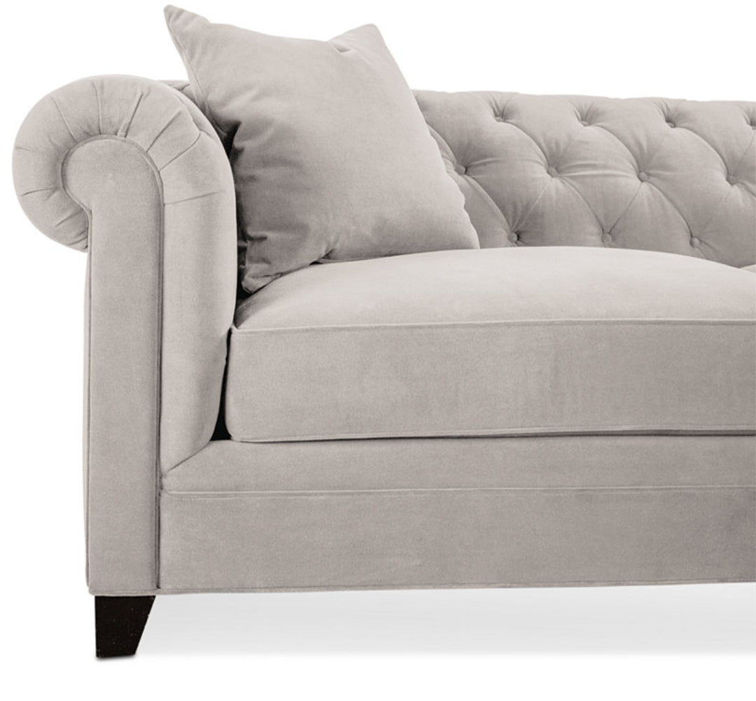 Kallison 92" Fabric Sofa (Grey)