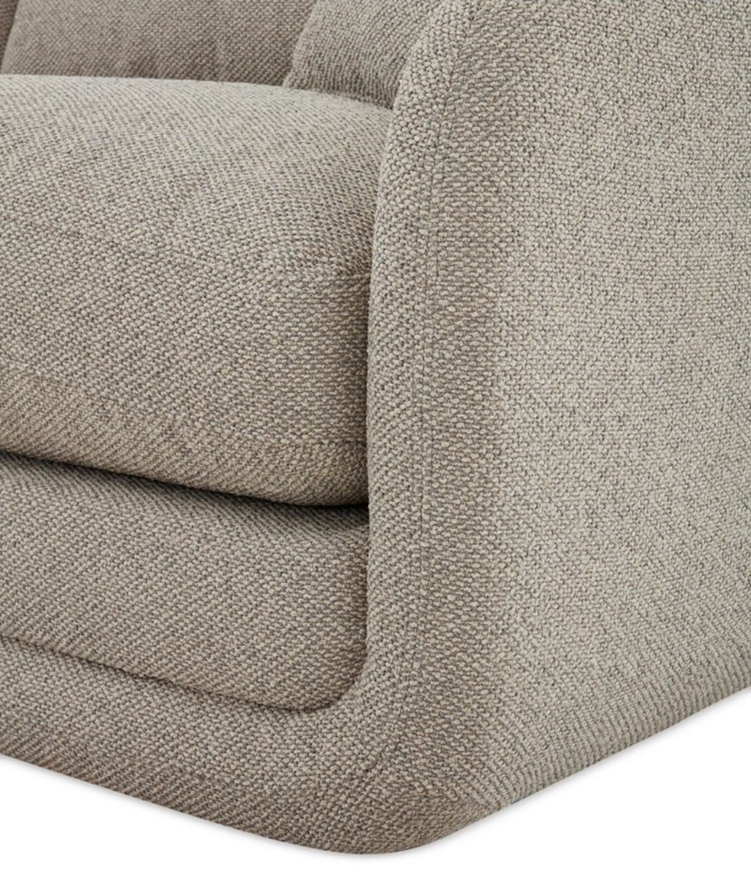 Daryll 5-Pc Fabric L Sectional (Granite)