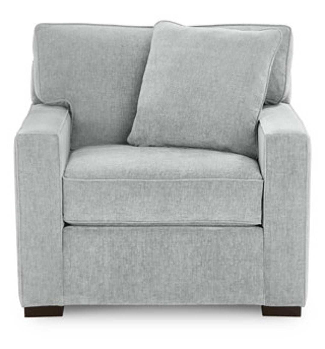 Radley 38" Fabric Armchair Heavenly Cinder Grey)