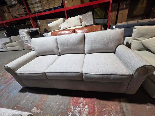 Radley Rollarm Fabric Sofa (Pewter)