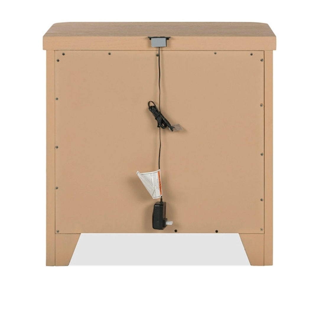 Marcel 28" Wood 3-Drawer Nightstand