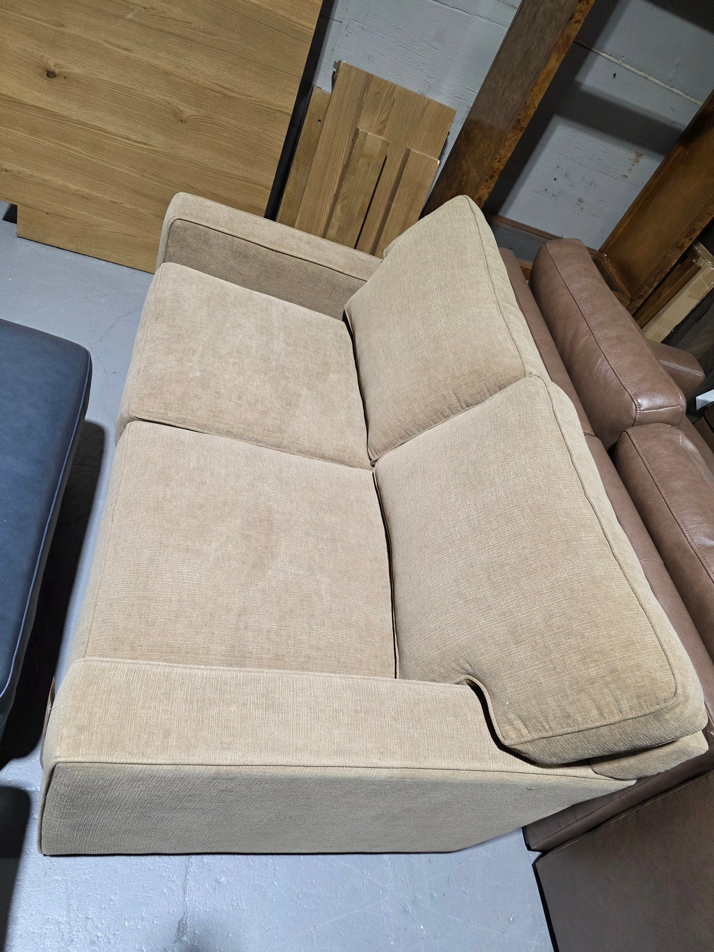 Radley 62" Fabric Loveseat (Heavenly Caramel Tan)