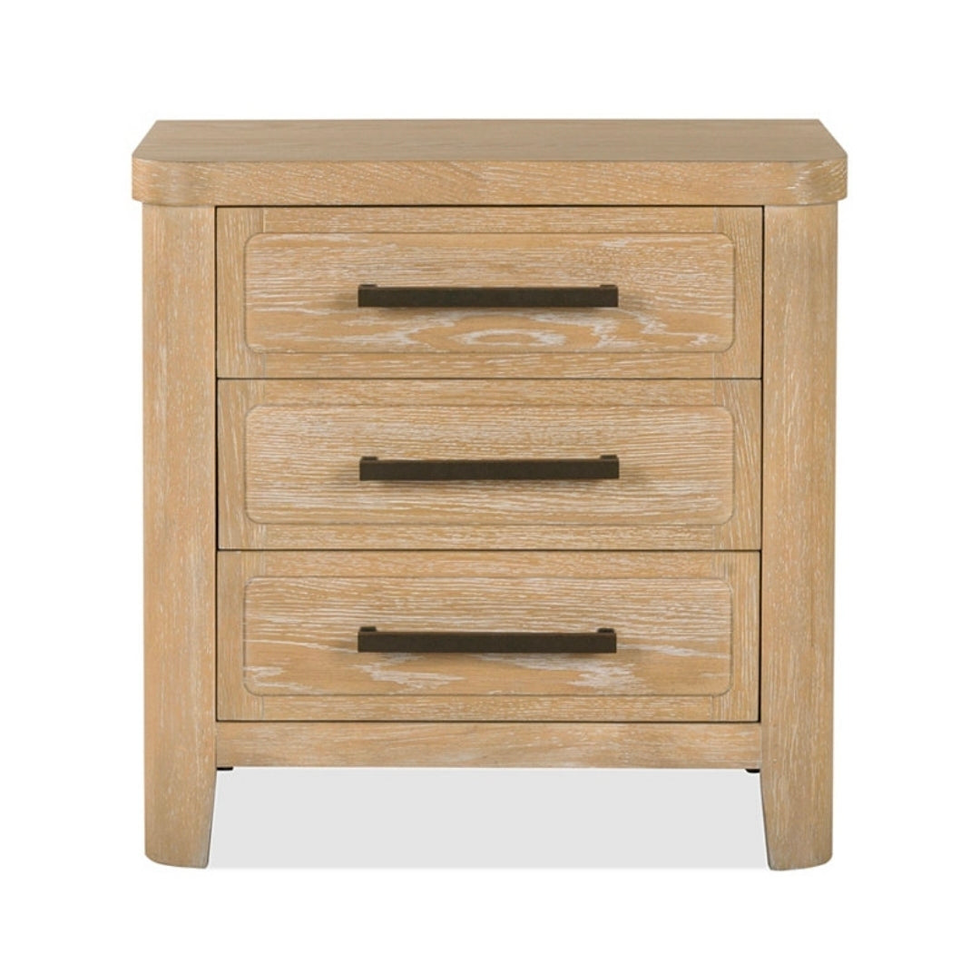 Marcel 28" Wood 3-Drawer Nightstand