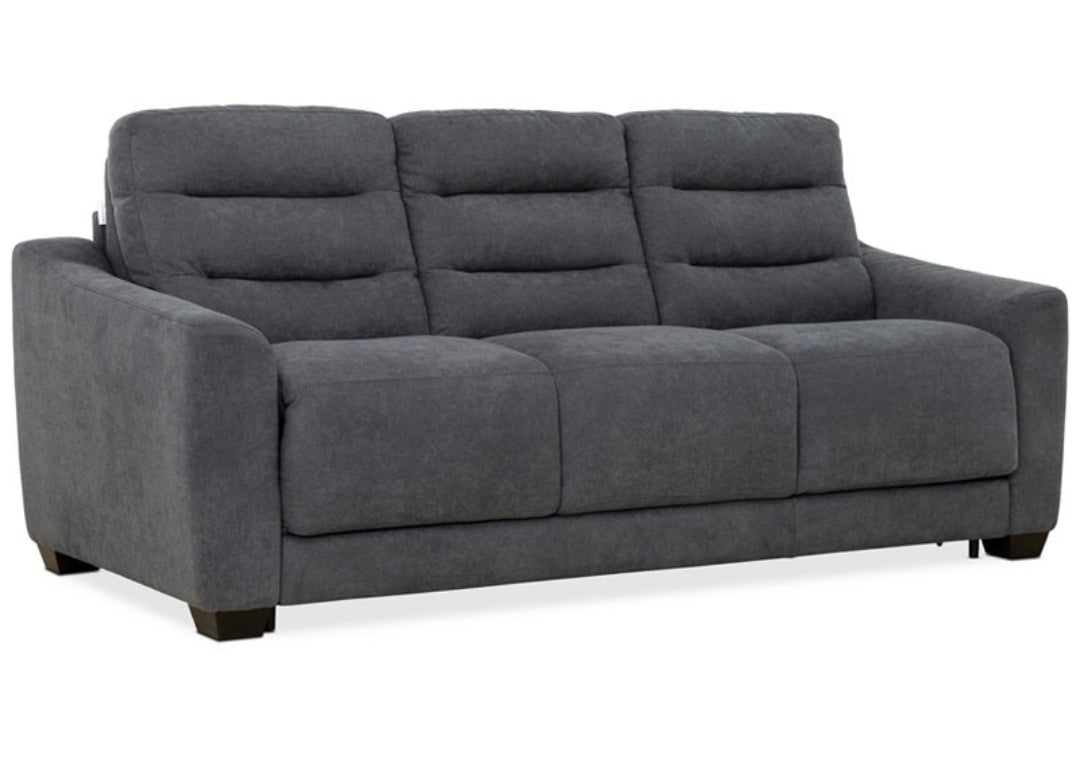 Stearns & Foster 83 in. Queen Sleeper Sofa Bed with 8 in. Hybrid Mattress, Dark Gray