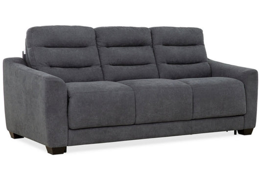 Stearns & Foster 83 in. Queen Sleeper Sofa Bed with 8 in. Hybrid Mattress, Dark Gray