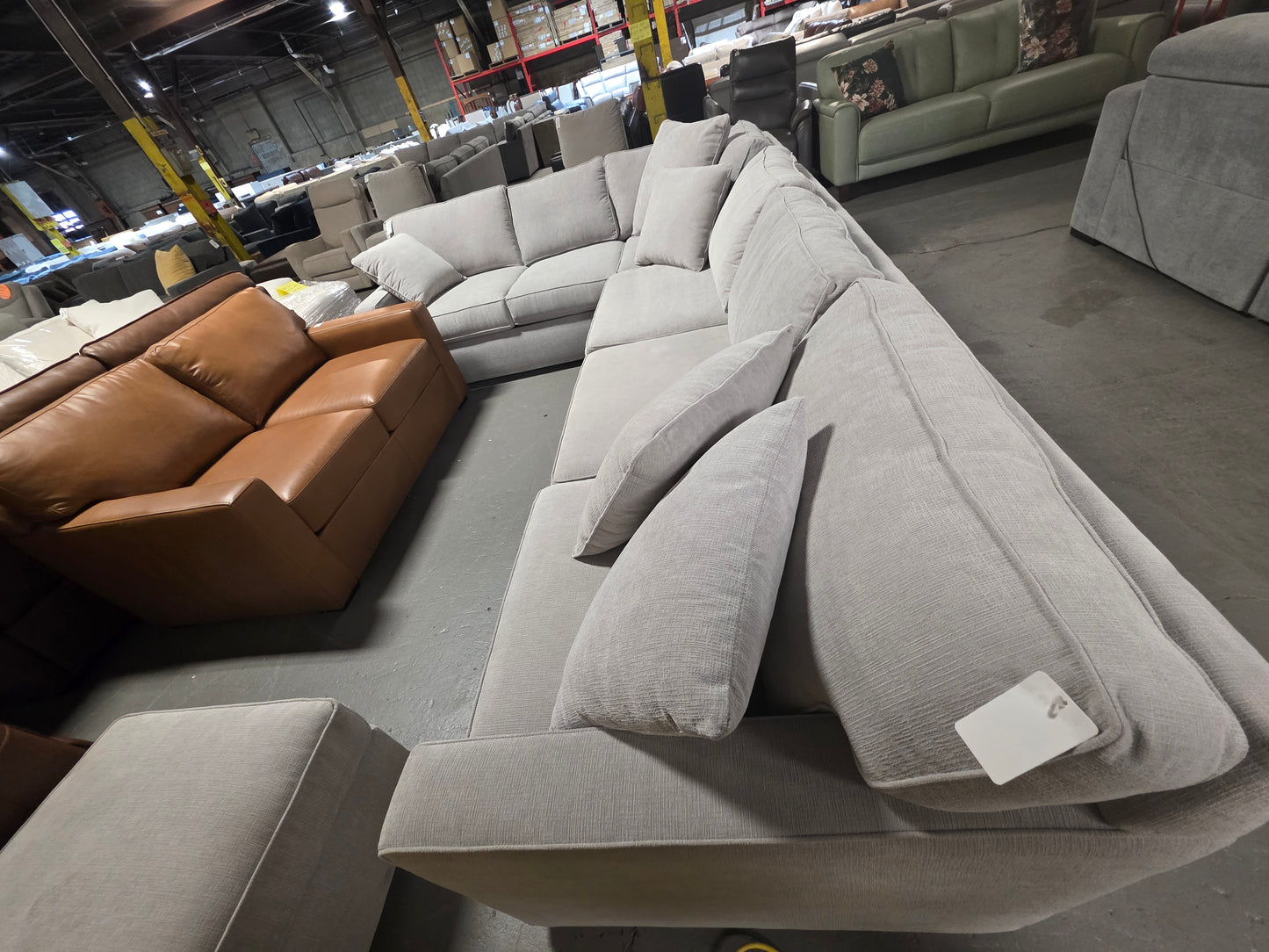 Radley 3-pc. Sectional Sofa ( Heavenly Cinder Grey)