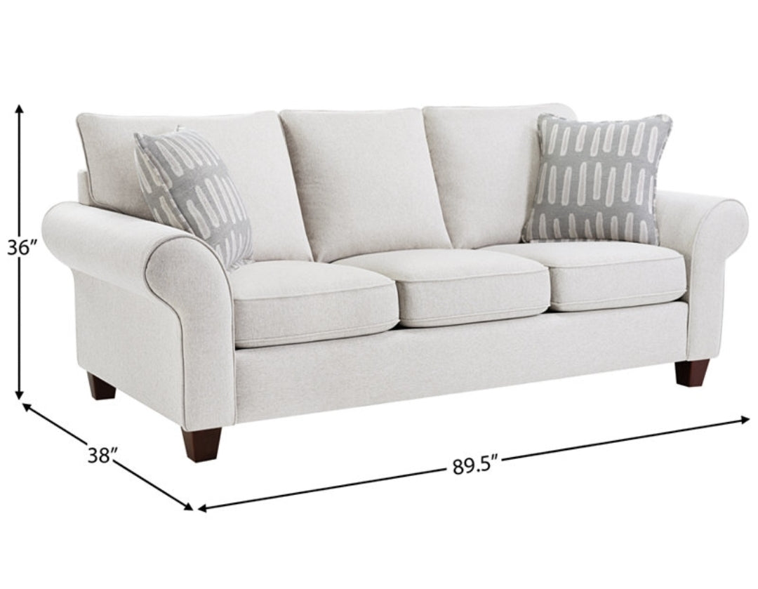 Saeville 90" Fabric Sofa