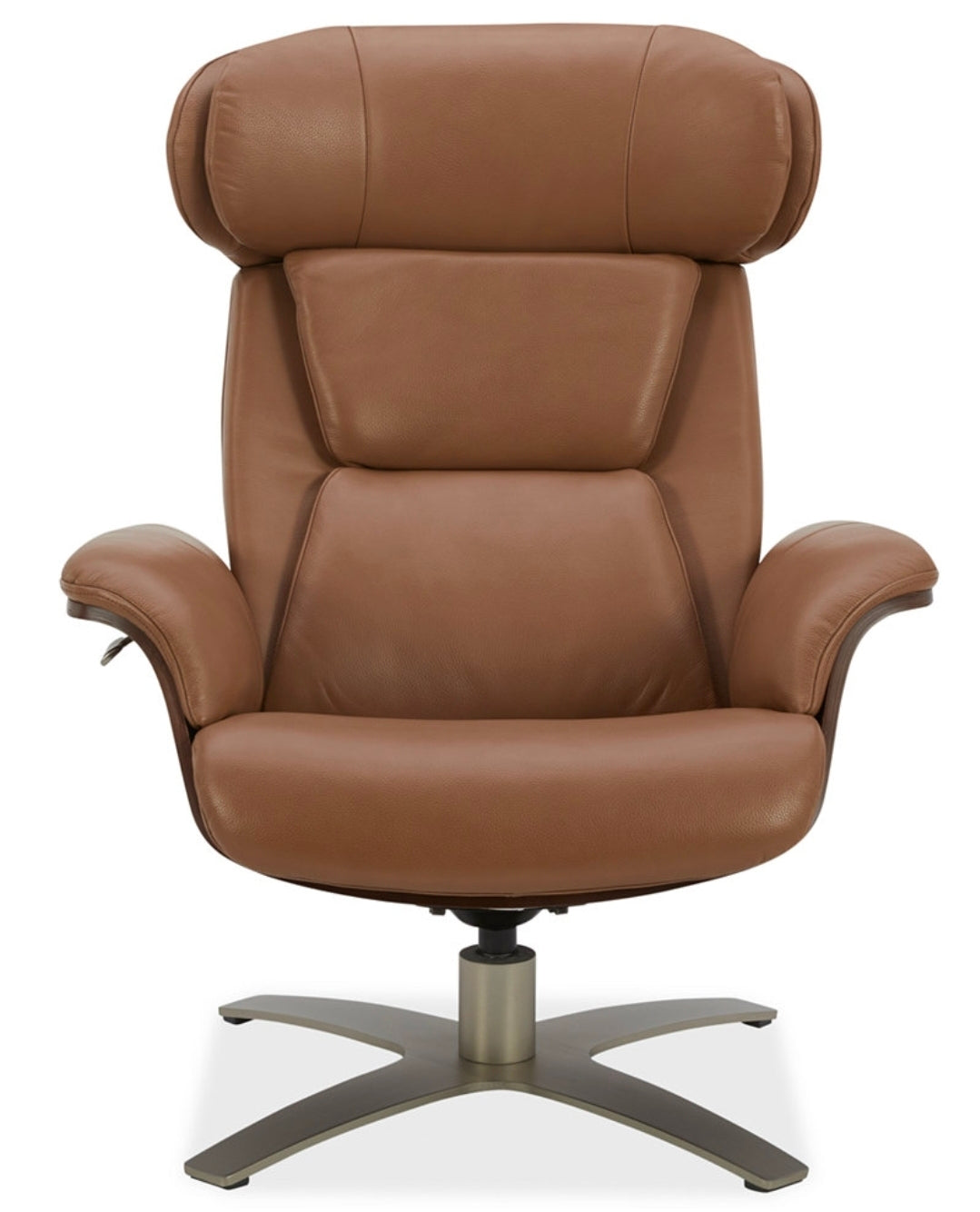 Janer Leather Swivel Chair (Butternut)