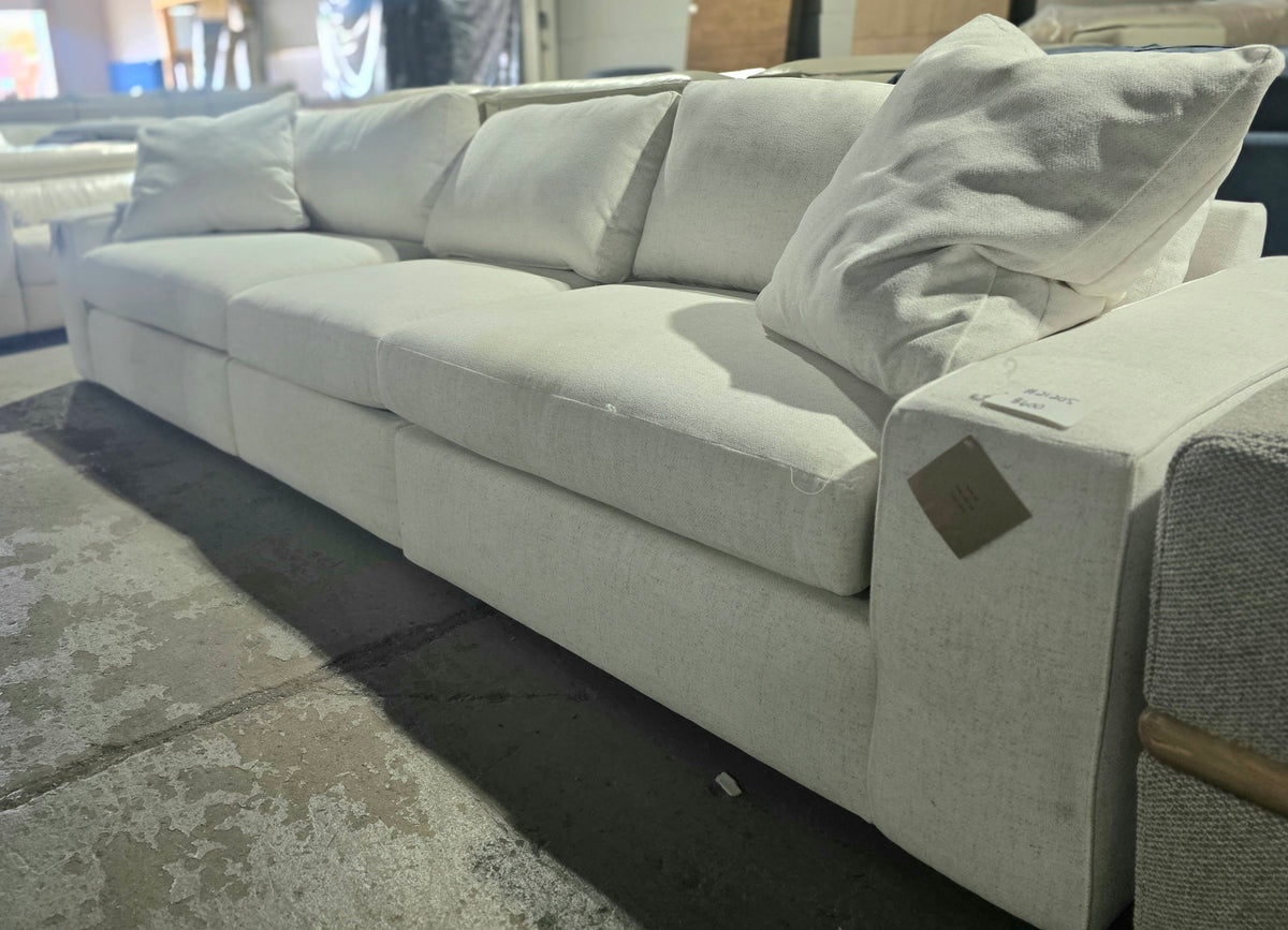 Large 3-Pc. Fabric Sofa (Natural)
