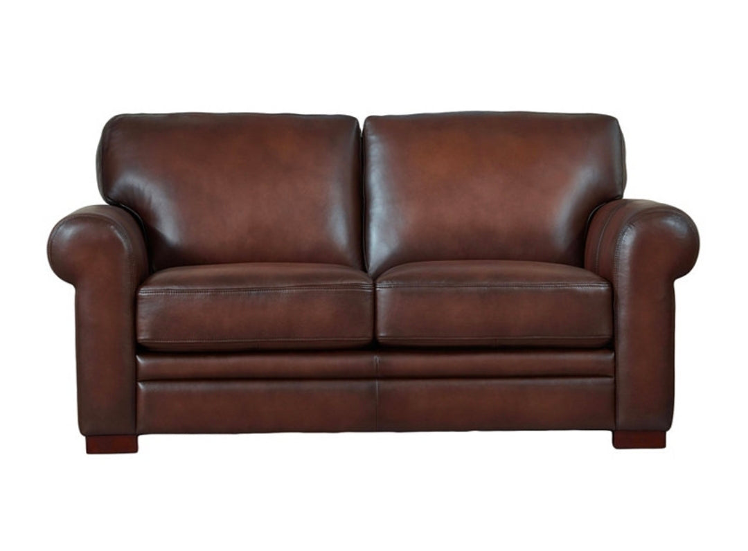 Brookfield 70" Top Grain Leather Loveseat