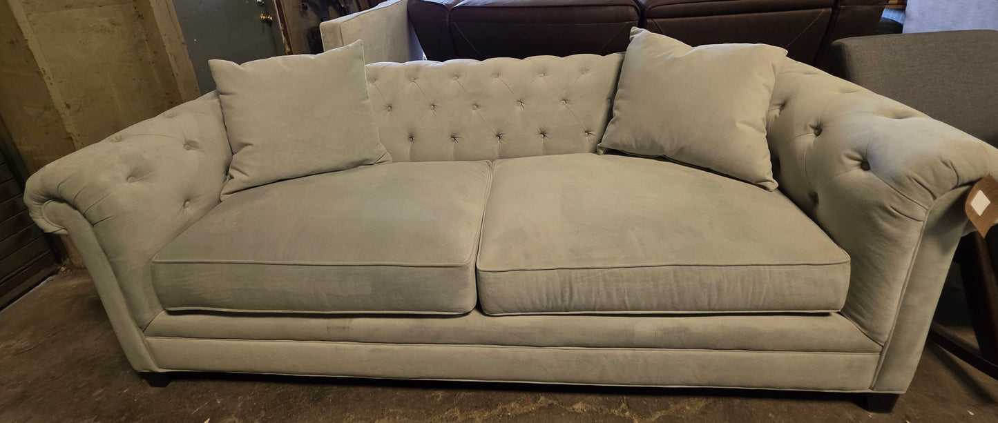 Kallison 92" Fabric Sofa (Grey)