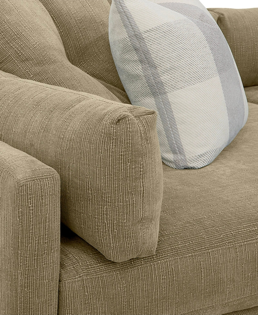 Brendalyn 3-Pc. Modular Fabric Sectional Chaise & Sofa Set (Oat)