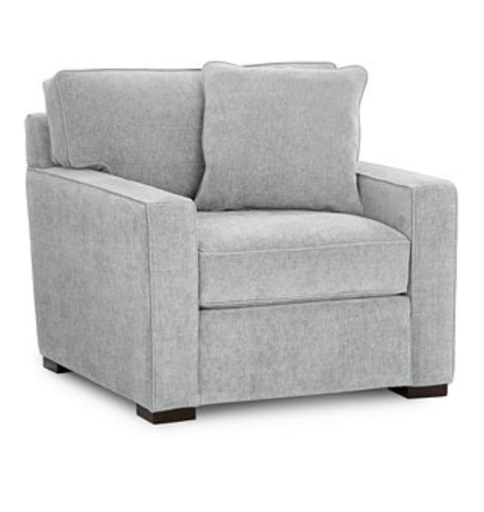 Radley 38" Fabric Armchair Heavenly Cinder Grey)