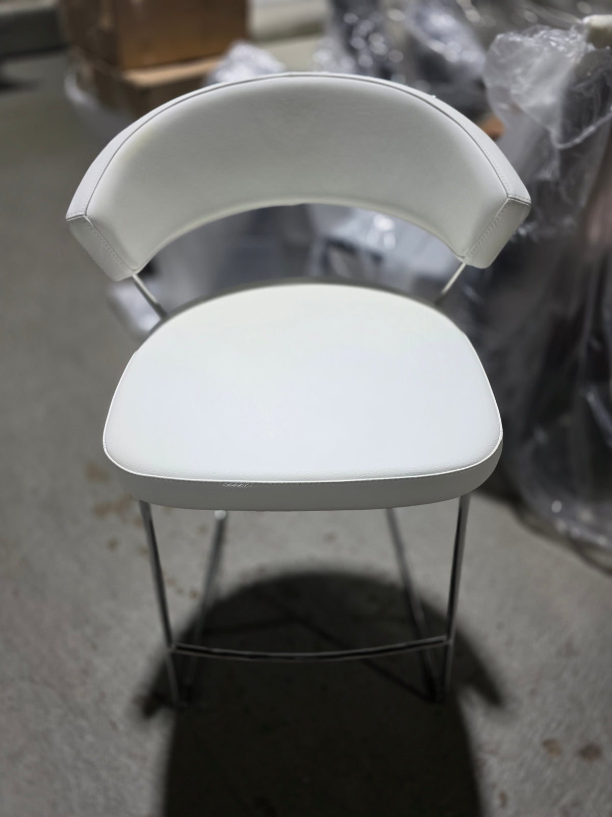 Connubia New York Bar/Counter Stool (White)