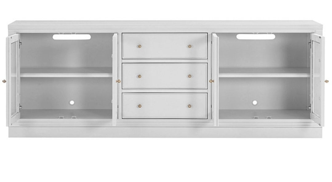 Amren 85" Wooden 4 Doors Console Table