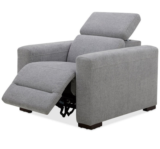 Nevio 39" Fabric Power Recliner (Mineral)