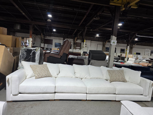 Barlien 4-Pc. Modular Fabric Sofa (Ivory)