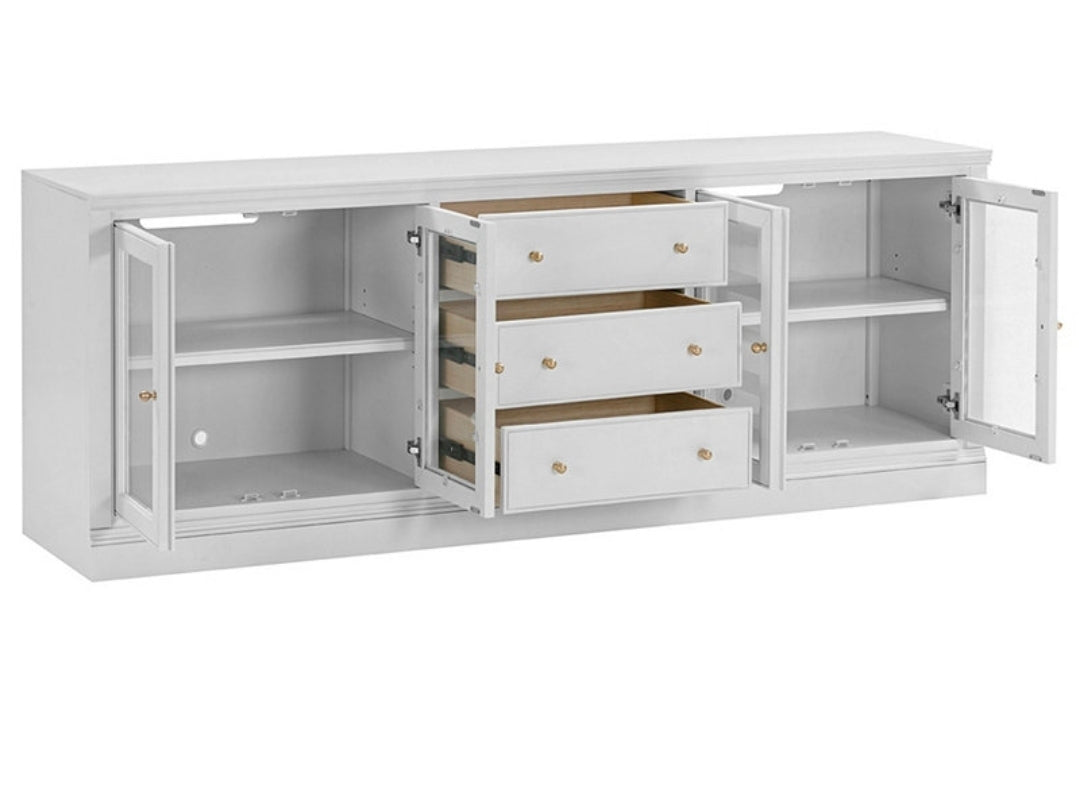 Amren 85" Wooden 4 Doors Console Table