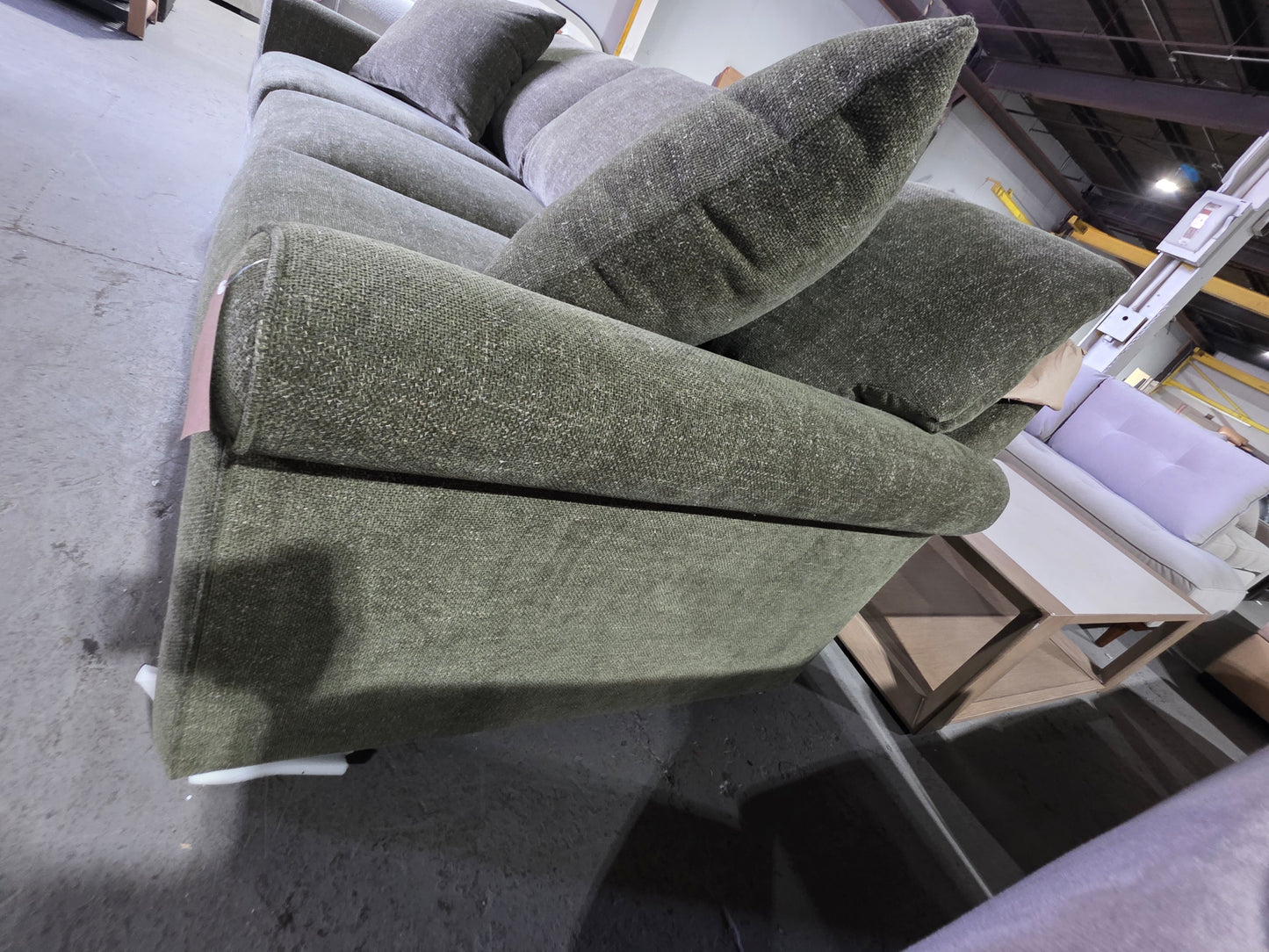 Wrenley 88" Fabric Sofa (Green)