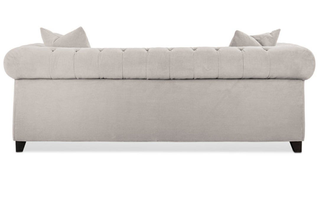 Kallison 92" Fabric Sofa (Grey)