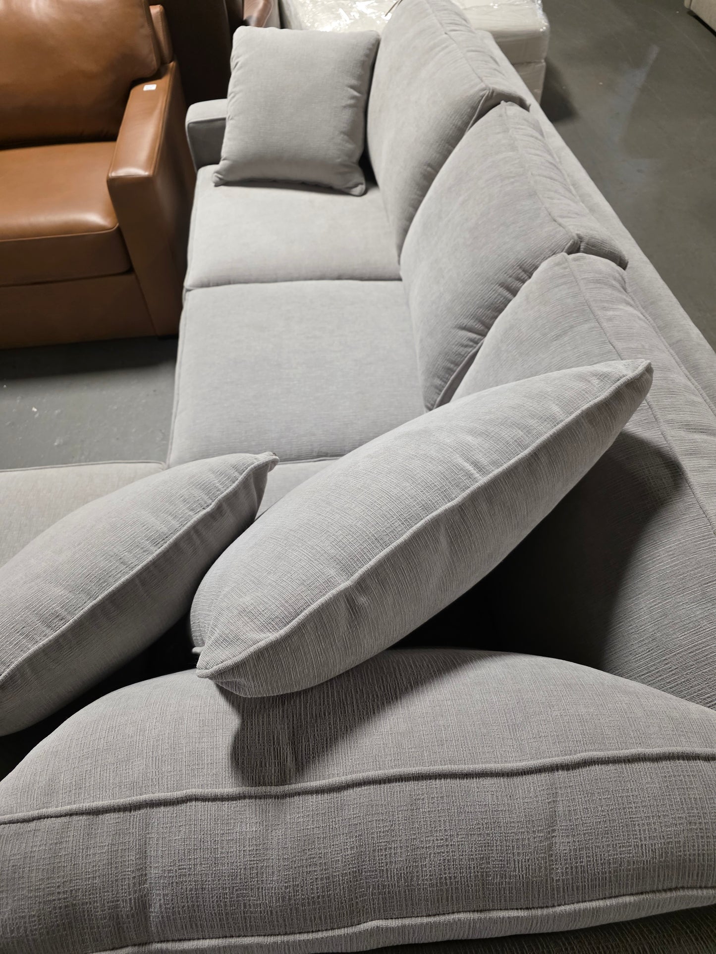 Radley 3-pc. Sectional Sofa ( Heavenly Cinder Grey)