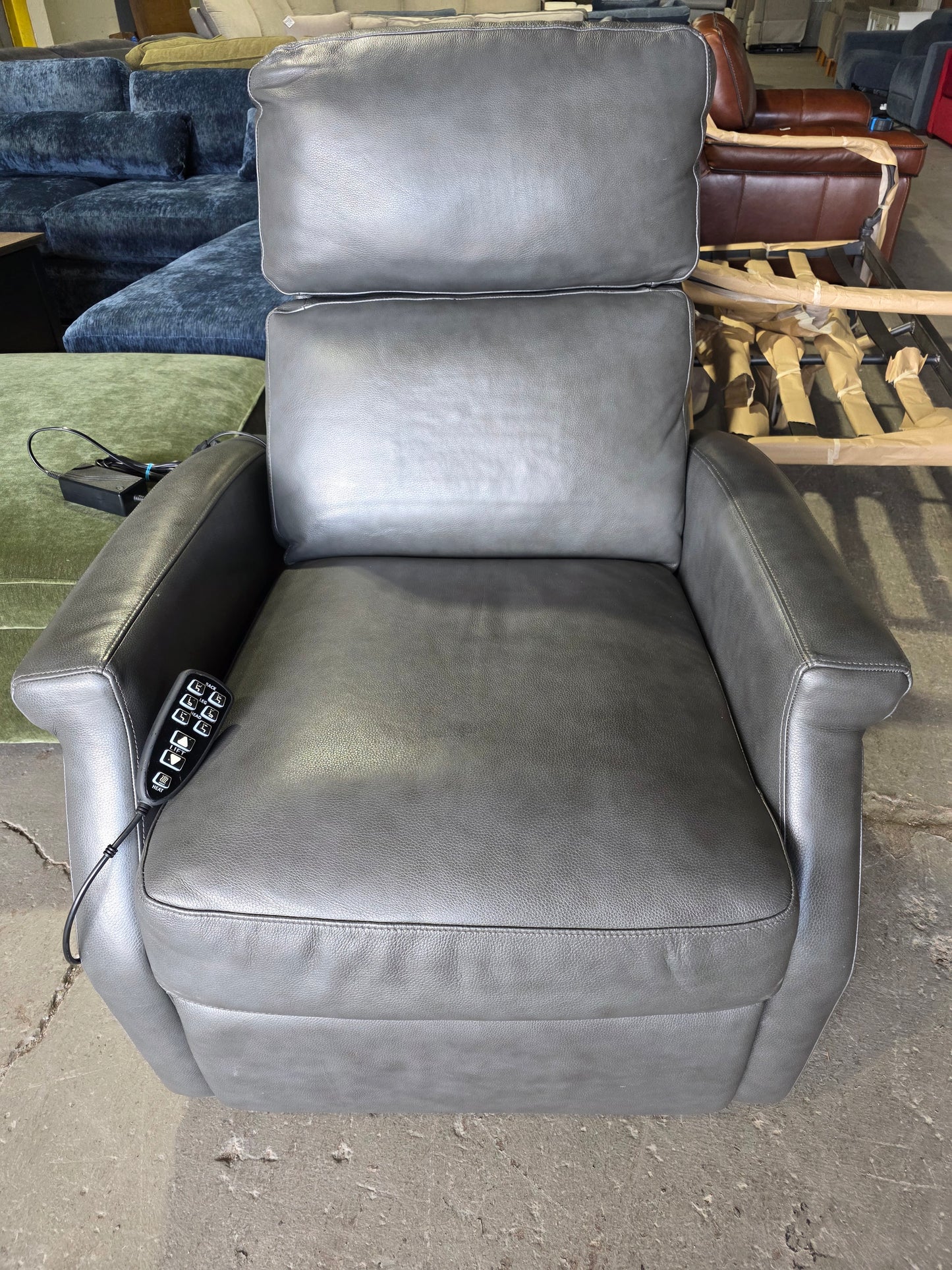 Leather Reclining Lift Chair