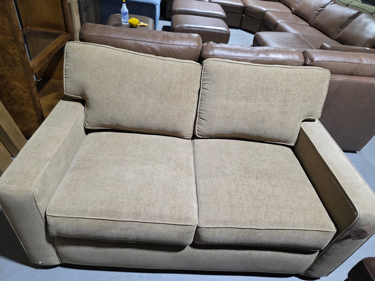 Radley 62" Fabric Loveseat (Heavenly Caramel Tan)