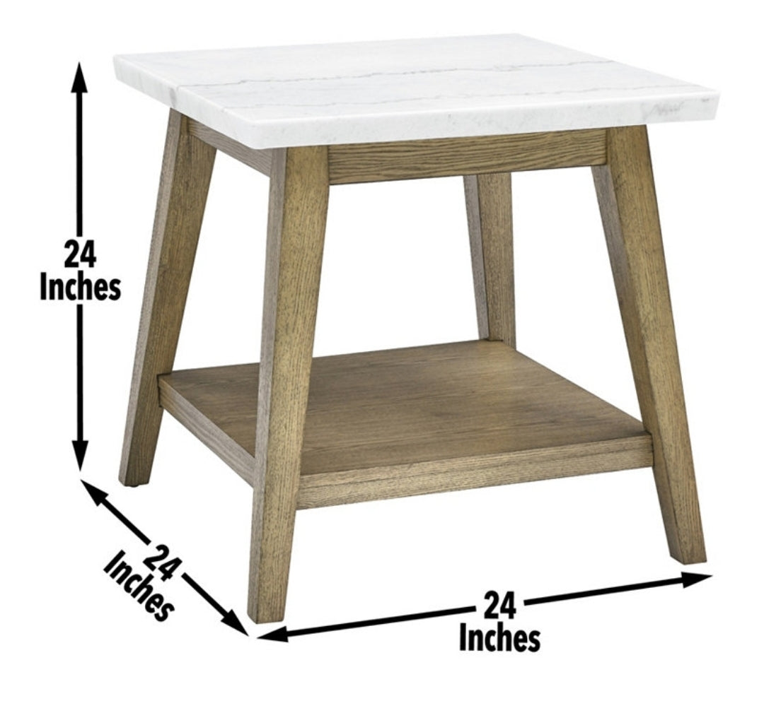 Mabell 24" Wood End Table