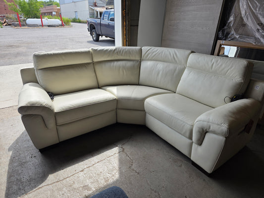 Julius 3-Pc. Leather Sofa with 2 Power Recliners