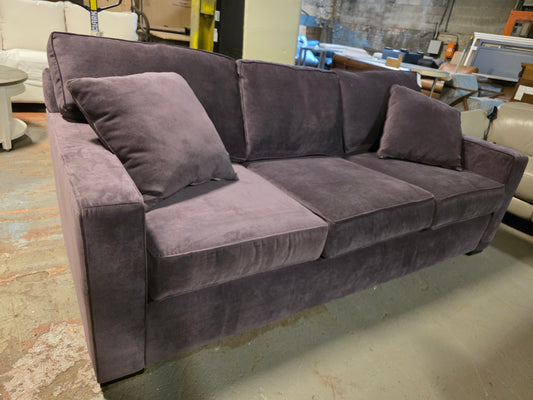 Radley 86" Fabric Queen Sleeper Sofa Bed (Dark Purple)
