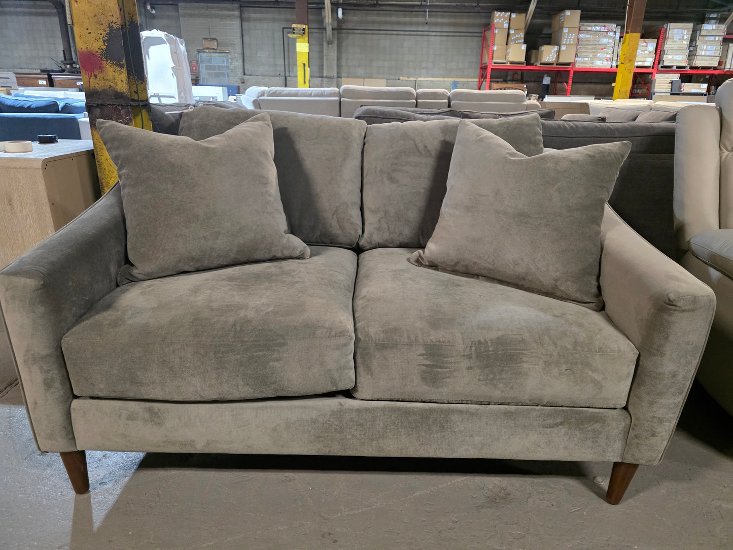 Grey Loveseat