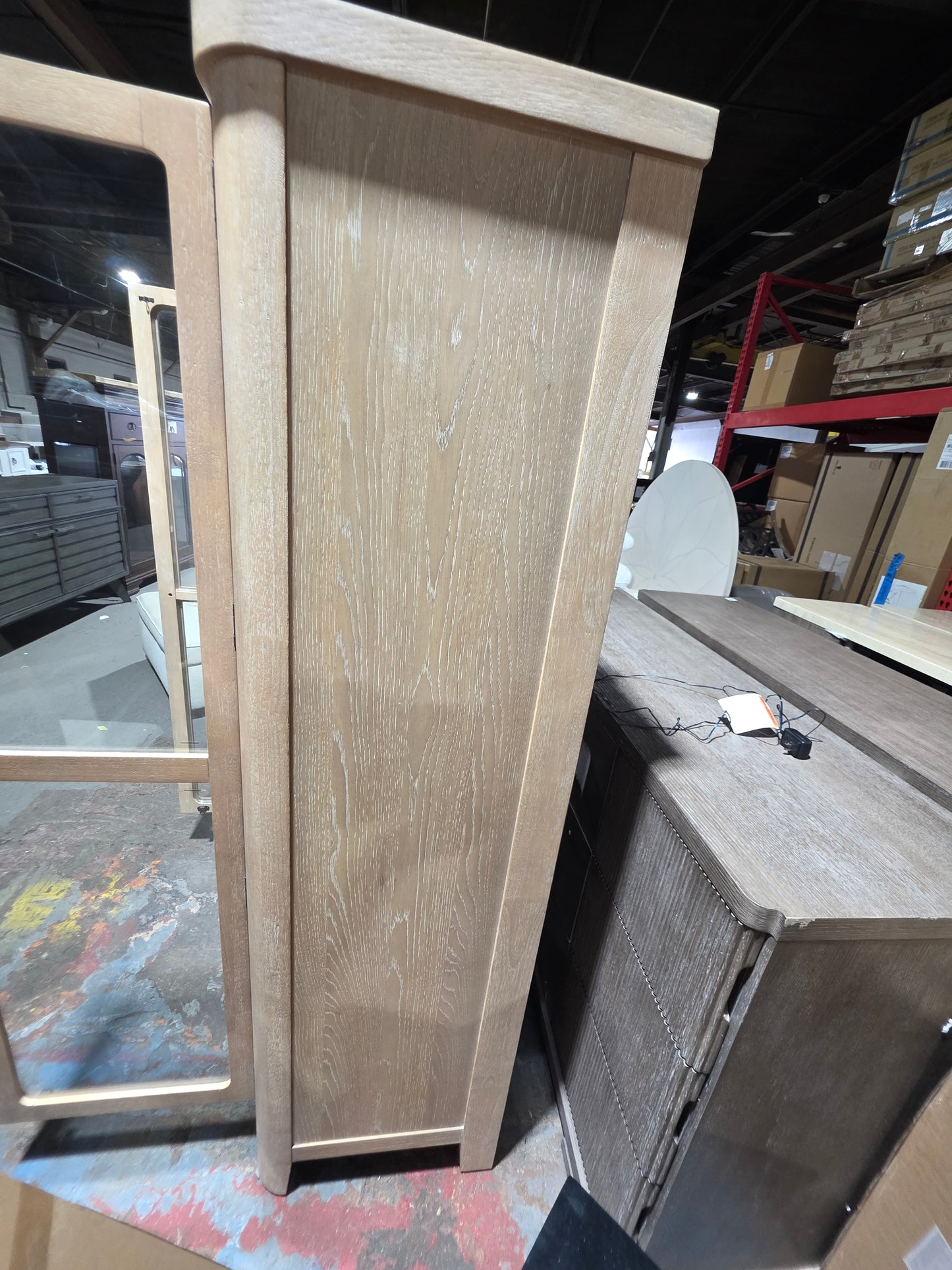 Marcel 68" Wood Curio Cabinet