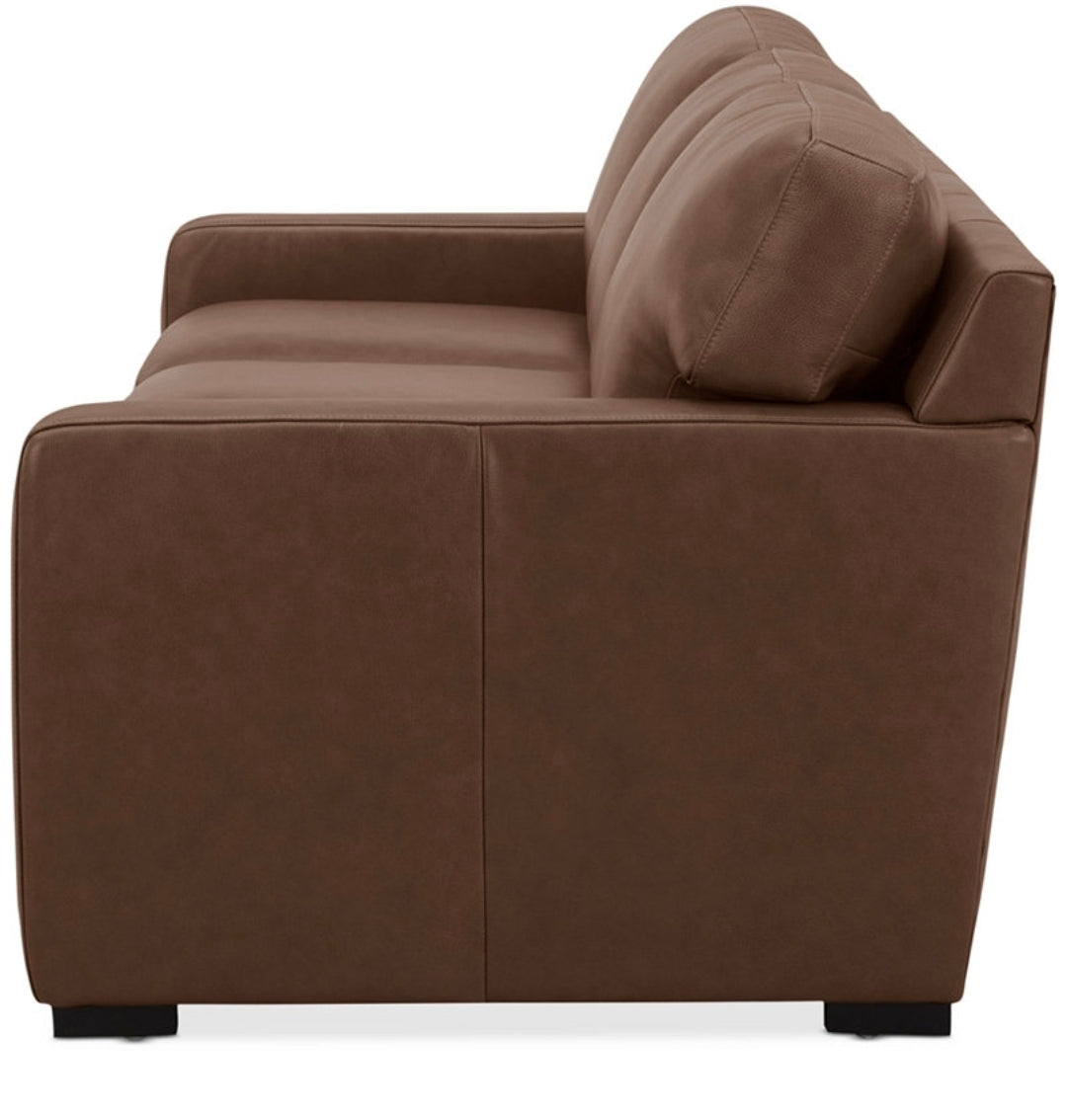 Radley 86" Leather Sofa (Chestnut)