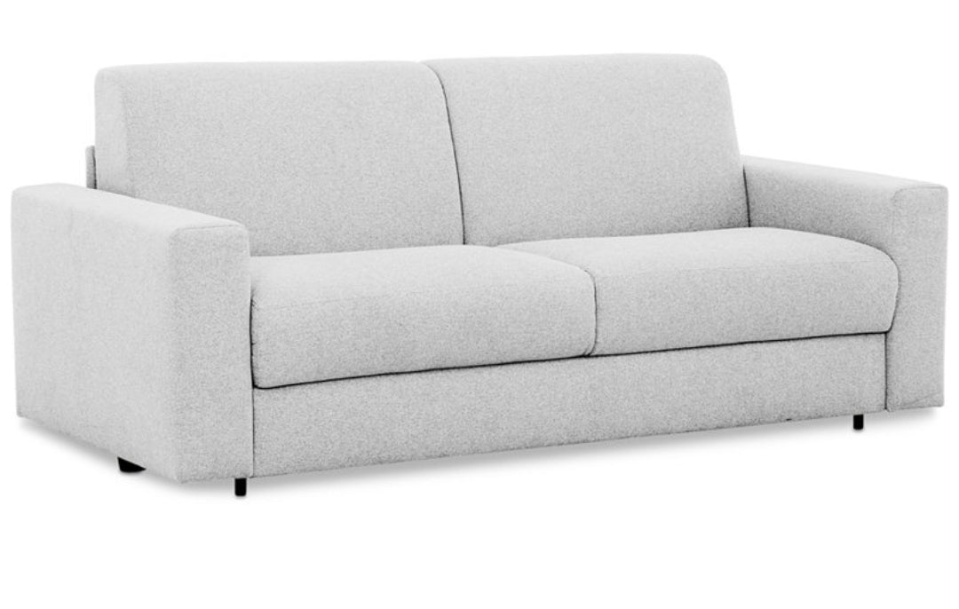Giotto Full Fabric Sleeper Sofa (Silver)