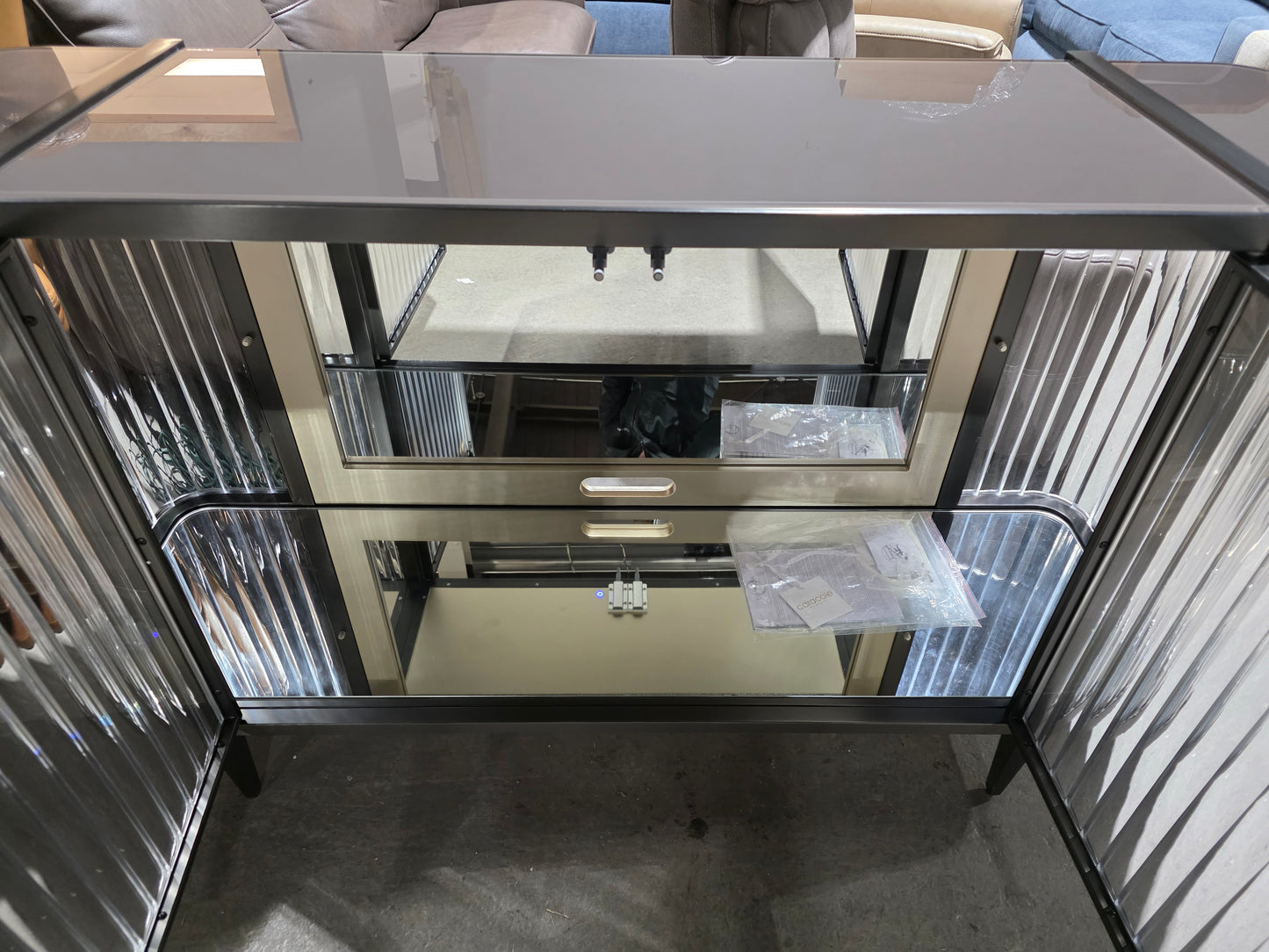 Caracole Classic Stop And Stare Sideboard Chrome