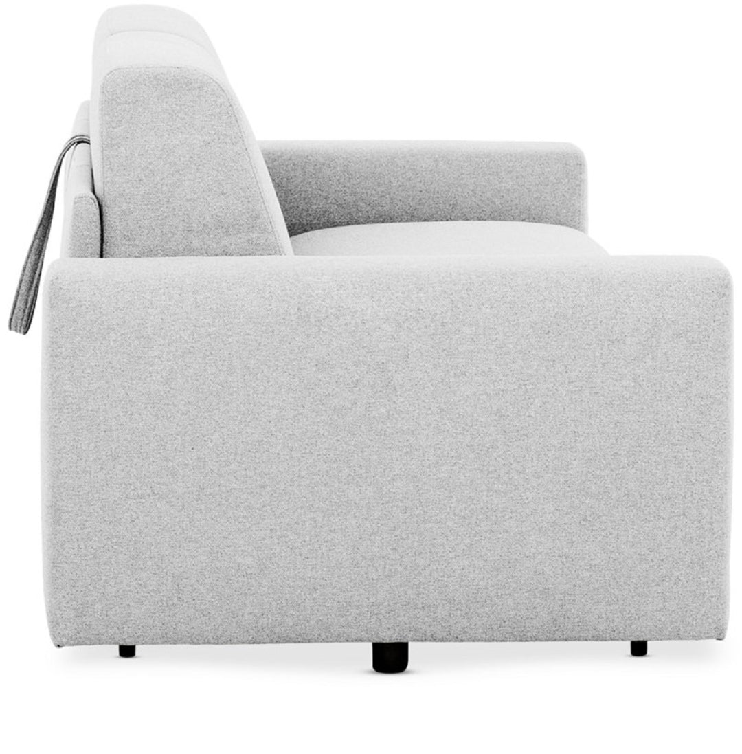 Giotto Full Fabric Sleeper Sofa (Silver)
