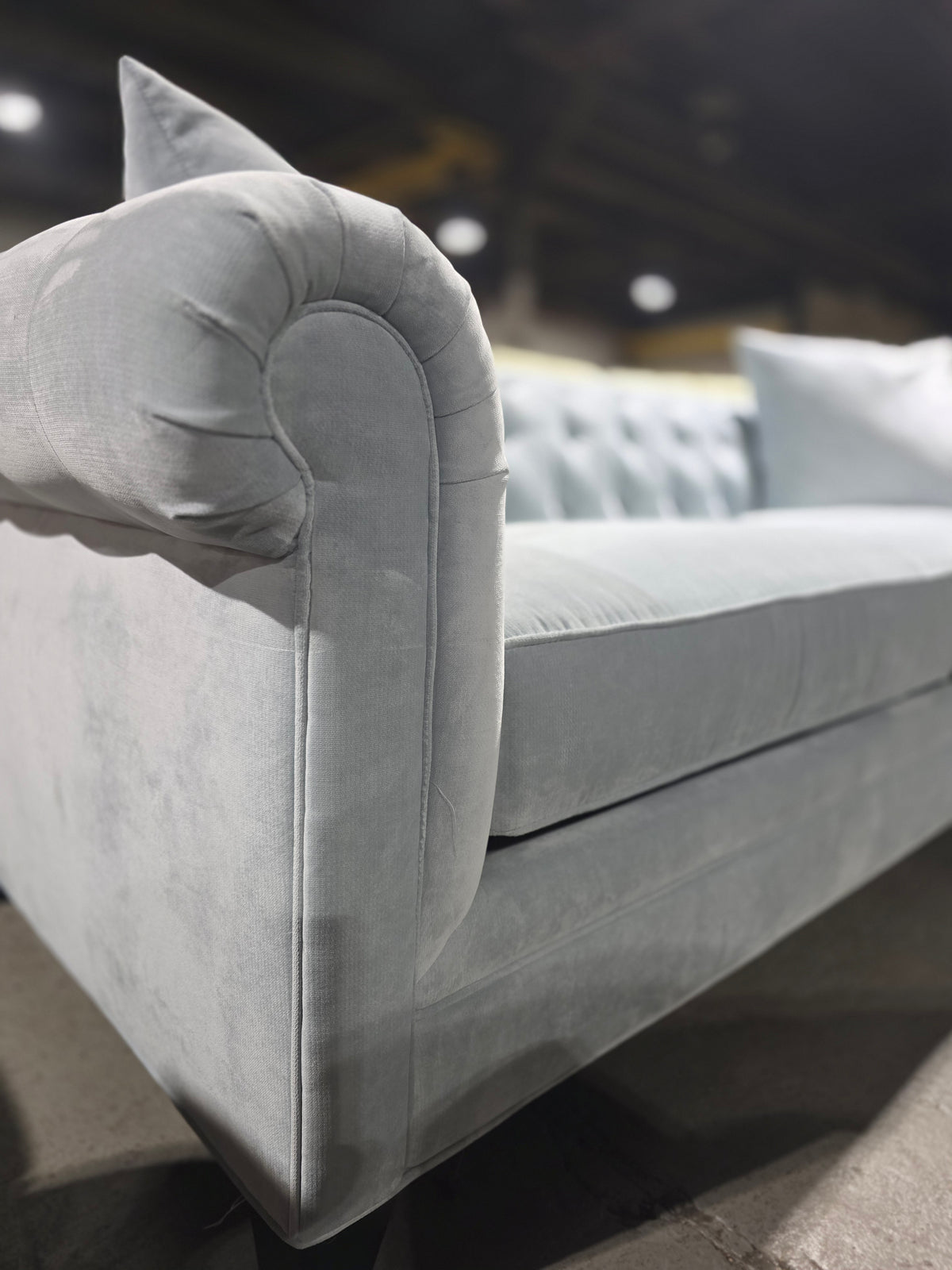 Kallison Fabric Sofa (Light Blue)