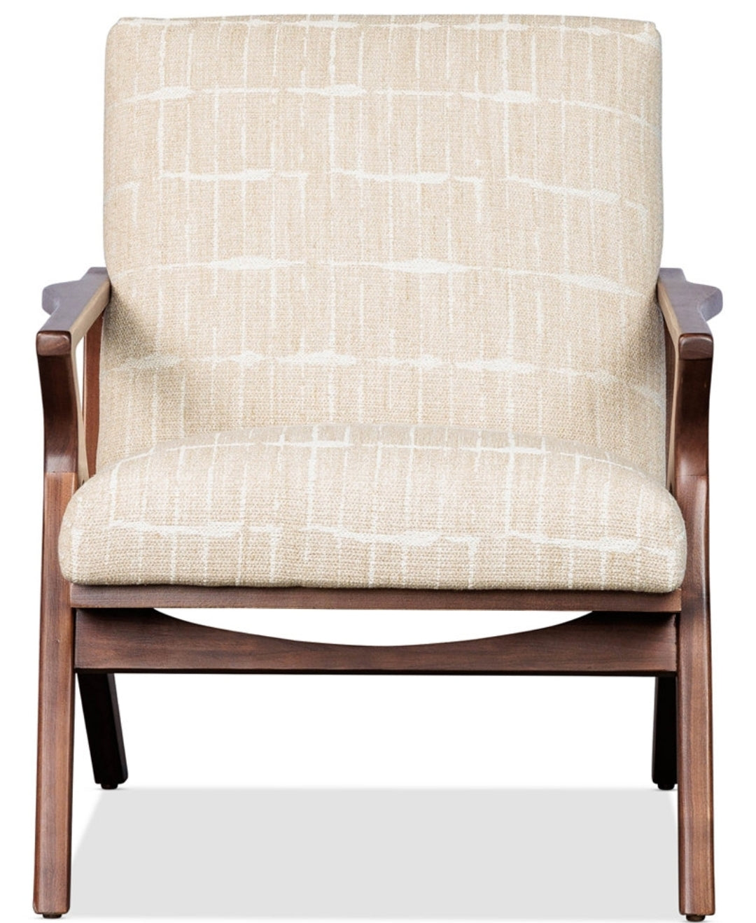 Swaxon Fabric Wood Chair
